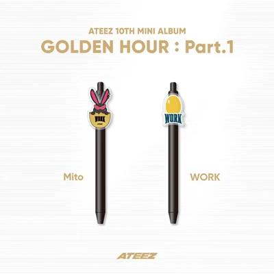 ATEEZ GOLDEN HOUR : PART.1 OFFICIAL MD ACRYLIC GEL PEN 2 ATEEZ GOLDEN HOUR : PART.1 OFFICIAL MD ACRYLIC GEL PEN