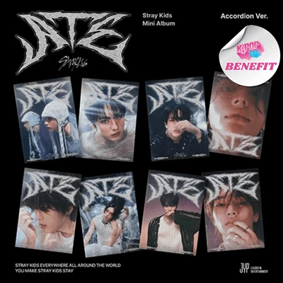 STRAY KIDS ATE MINI ALBUM ACCORDION VER.  |  ADDED 1 PC KPOP USA OFFICIAL PHOTOCARD PER ALBUM