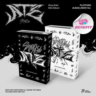 STRAY KIDS ATE MINI ALBUM PLATFORM ALBUM_NEMO  VER.  -  2 ALBUMS SET    |  ADDED 1 PC KPOP USA OFFICIAL PHOTOCARD PER ALBUM