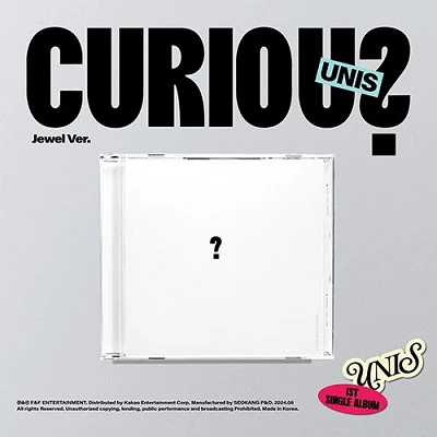 UNIS 1ST SINGLE ALBUM CURIOUS   JEWEL CASE VER.
