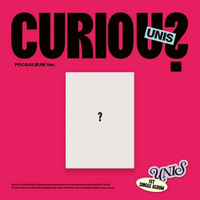 UNIS 1ST SINGLE ALBUM  CURIOUS  POCA ALBUM