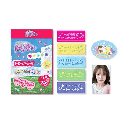 RED VELVET HAPPINESS : MY DEAR REVE1UV OFFICIAL MD REMOVABLE STICKER SET 1 RED VELVET HAPPINESS : MY DEAR REVE1UV OFFICIAL MD REMOVABLE STICKER SET