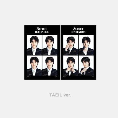 NCT 127 8ECRET INVITATION OFFICIAL MD 4CUT PHOTO SET 3 NCT 127 8ECRET INVITATION OFFICIAL MD 4CUT PHOTO SET