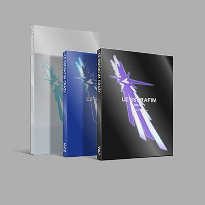 LE SSERAFIM  4TH MINI ALBUM CRAZY   |  3 ALBUMS SET