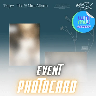 TWICE TZUYU 1ST MINI ALBUM ABOUTZU   |   KPOP USA WITHMUU OFFICIAL PHOTOCARD INCLUDED (RANDOM 1 OUT OF 4)