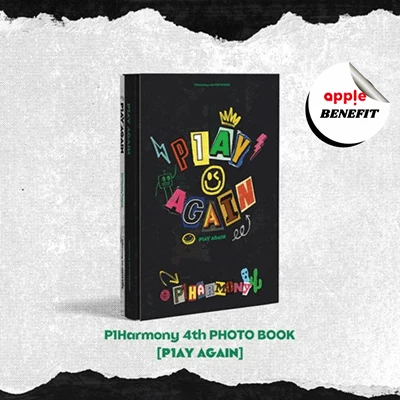 P1HARMONY 4TH PHOTOBOOK P1AY AGAIN | KPOP USA APPLE OFFICIAL PHOTOCARD INCLUDED (RANDOM 1 OUT OF 6) 1 P1HARMONY 4TH PHOTOBOOK P1AY AGAIN | KPOP USA APPLE OFFICIAL PHOTOCARD INCLUDED (RANDOM 1 OUT OF 6)