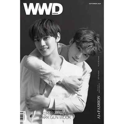 ZEROBASEONE GUN WOOK & GYU VIN WWD KOREA 2024-09 MAGAZINE 13 ZEROBASEONE GUN WOOK & GYU VIN WWD KOREA 2024-09 MAGAZINE