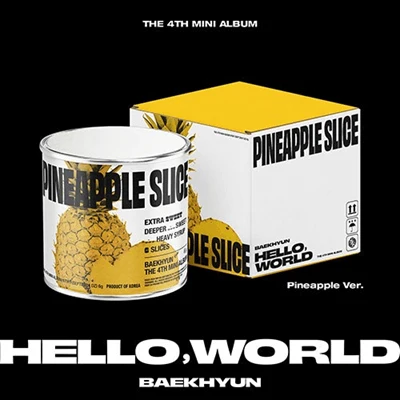 EXO BAEKHYUN  4TH MINI ALBUM   HELLO, WORLD   (PINEAPPLE VER.)