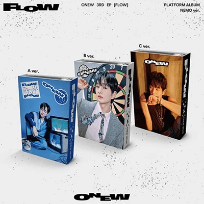 SHINEE ONEW 3RD MINI ALBUM FLOW    (NEMO VER.)  |  3 ALBUMS SET