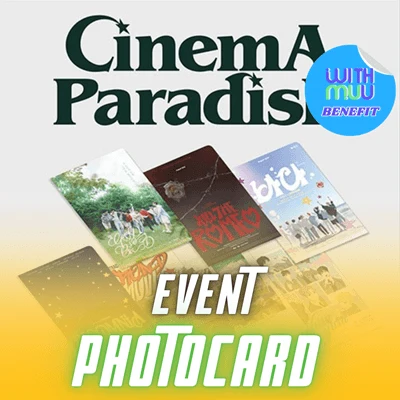 ZEROBASEONE 4TH MINI ALBUM  CINEMA PARADISE  (ZEROSE VER.)    |  KPOP USA WITHMUU OFFICIAL PHOTOCARD INCLUDED (RANDOM 1 OUT OF 9)