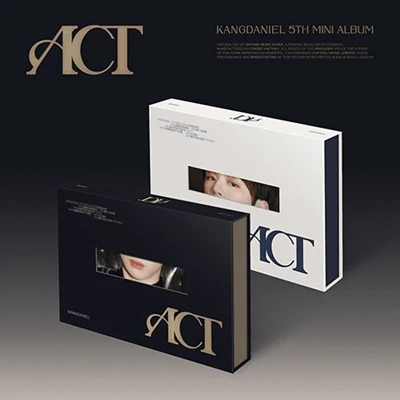 KANG DANIEL 5TH MINI ALBUM ACT   -  2 ALBUMS SET   |  KPOP USA KPOP2GETHER POLAROID PHOTOCARD (RANDOM 1 OUT OF 2)