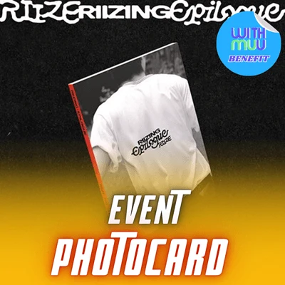 RIIZE 1ST MINI ALBUM RIIZING: EPILOGUE   (PHOTOBOOK  VER.)   |  KPOP USA WITHMUU OFFICIAL PHOTOCARD INCLUDED (RANDOM 1 OUT OF 6)