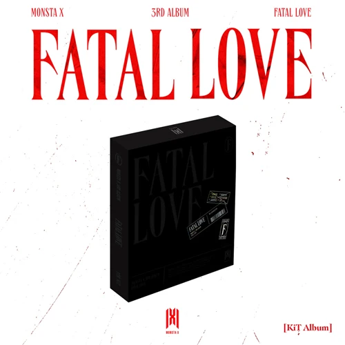MONSTA X FATAL LOVE 3RD ALBUM AIR KIT 1 MONSTA X FATAL LOVE 3RD ALBUM AIR KIT