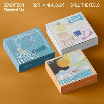 SEVENTEEN 12TH MINI ALBUM I FELT HAPPINESS  (STANDARD VER.)  -  3  ALBUMS SET