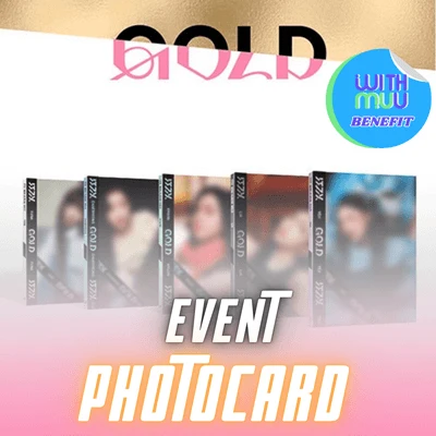 ITZY GOLD ALBUM  (DIGIPACK VER.)   |   KPOP USA WITHMUU OFFICIAL PHOTOCARD INCLUDED (RANDOM 1 OUT OF 5)
