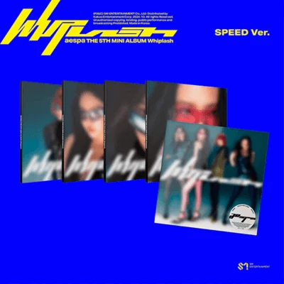 AESPA 5TH MINI ALBUM WHIPLASH  (SPEED VER.)   |  5 ALBUMS SET