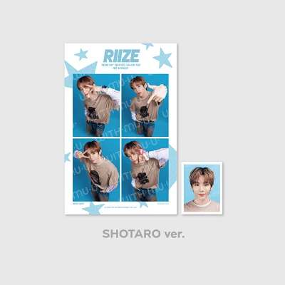 RIIZE RIIZING DAY FINALE OFFICIAL MD  4CUT & ID PHOTO SET