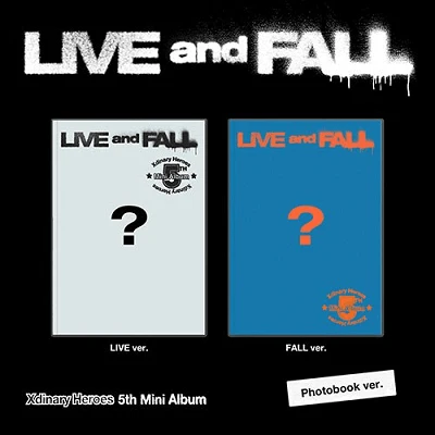 XDINARY HEROES 5TH MINI ALBUM LIVE AND FALL | 2 ALBUMS SET 1 XDINARY HEROES 5TH MINI ALBUM LIVE AND FALL | 2 ALBUMS SET