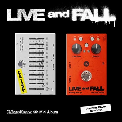 XDINARY HEROES 5TH MINI ALBUM LIVE AND FALL   (PLATFORM ALBUM_NEMO VER.)   |  2 ALBUMS SET