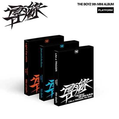 THE BOYZ 9TH MINI ALBUM 導火線 (DOHWASEON) PLATFORM VER. | 3 ALBUMS SET 1 THE BOYZ 9TH MINI ALBUM 導火線 (DOHWASEON) PLATFORM VER. | 3 ALBUMS SET