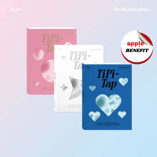 KEP1ER 6TH MINI ALBUM  TIPI-TAP -  3 ALBUMS SET   |   KPOP USA APPLE OFFICIAL PHOTOCARD (RANDOM 1 OUT OF 7)
