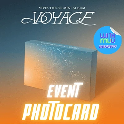 VIVIZ THE 5TH MINI ALBUM VOYAGE (QR VER.) | KPOP USA WITHMUU OFFICIAL PHOTOCARD (RANDOM 1 OUT OF 3) 1 VIVIZ THE 5TH MINI ALBUM VOYAGE (QR VER.) | KPOP USA WITHMUU OFFICIAL PHOTOCARD (RANDOM 1 OUT OF 3)