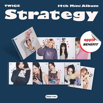 TWICE 14TH MINI ALBUM STRATEGY STEP4 VER. (DIGIPACK VER.) - 9 ALBUMS SET | KPOP USA APPLE OFFICIAL PHOTOCARD (RANDOM 1 OUT OF 9) PER ALBUM + ADDED LOGO PHOTOCARD (SET ONLY) 3 TWICE 14TH MINI ALBUM STRATEGY STEP4 VER. (DIGIPACK VER.) - 9 ALBUMS SET | KPOP USA APPLE OFFICIAL PHOTOCARD (RANDOM 1 OUT OF 9) PER ALBUM + ADDED LOGO PHOTOCARD (SET ONLY)