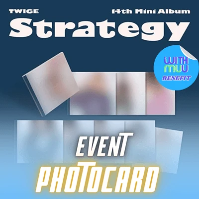 TWICE 14TH MINI ALBUM STRATEGY STEP4 VER. (DIGIPACK VER.) | KPOP USA WITHMUU OFFICIAL PHOTOCARD (RANDOM 1 OUT OF 9) PER ALBUM 1 TWICE 14TH MINI ALBUM STRATEGY STEP4 VER. (DIGIPACK VER.) | KPOP USA WITHMUU OFFICIAL PHOTOCARD (RANDOM 1 OUT OF 9) PER ALBUM