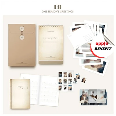 B.I 2025 SEASON'S GREETINGS   |   KPOP USA APPLE OFFICIAL PHOTOCARD (RANDOM 1 OUT OF 2)