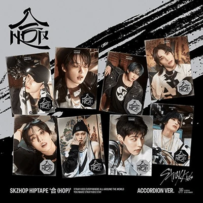 STRAY KIDS ALBUM SKZHOP HIPTAPE  合 HOP  (ACCORDION VER.)   |   8 ALBUMS SET