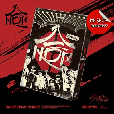 STRAY KIDS ALBUM SKZHOP HIPTAPE  合 HOP  (SKZHOP VER.)     |  JYP SHOP OFFICIAL PHOTOCARD INCLUDED PER ALBUM (RANDOM 1 OUT OF 8)