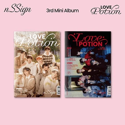 N.SSIGN MINI ALBUM LOVE POTION | 2 ALBUMS SET 1 N.SSIGN MINI ALBUM LOVE POTION | 2 ALBUMS SET