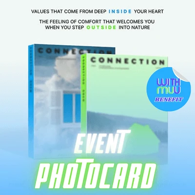SHINEE ONEW 4TH MINI ALBUM CONNECTION  (PHOTOBOOK VER.)    |   KPOP USA WITHMUU OFFICIAL PHOTOCARD  (RANDOM 1 OUT OF 2)