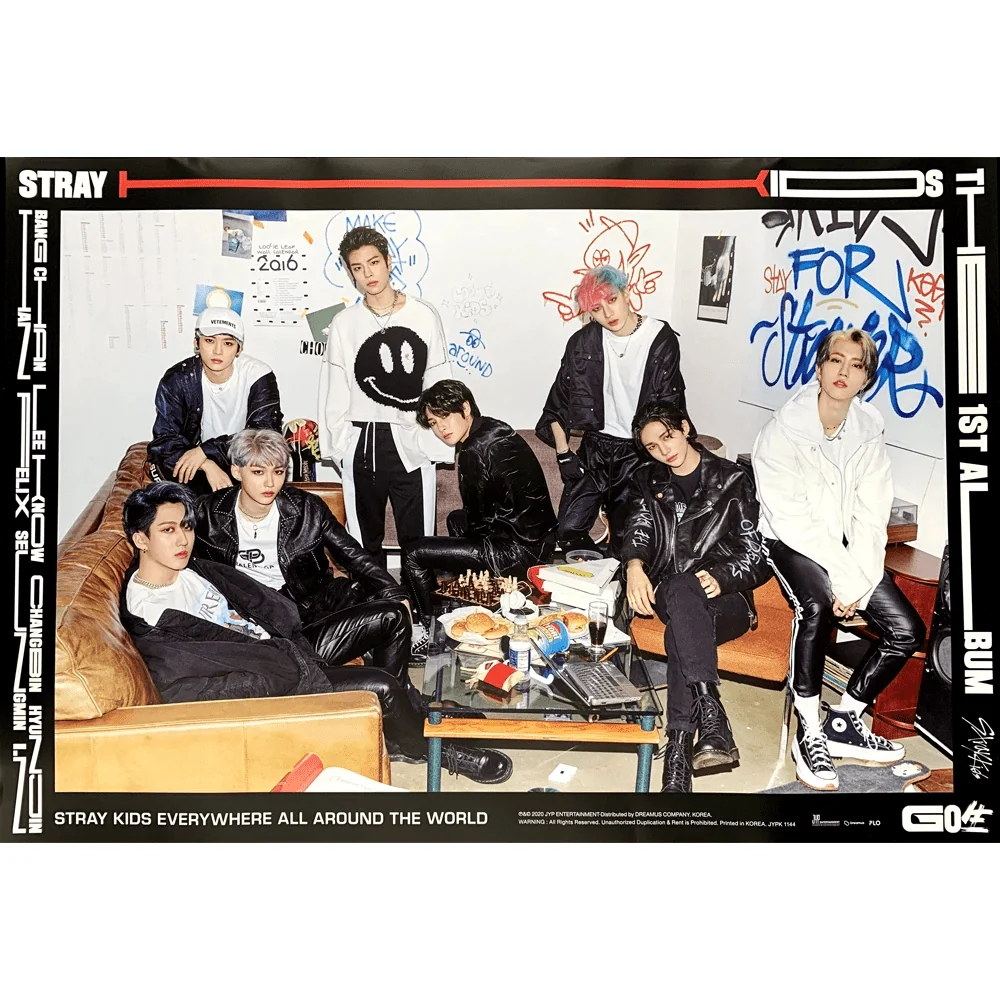 STRAY KIDS  GO生  1ST ALBUM OFFICIAL POSTER (VER A)