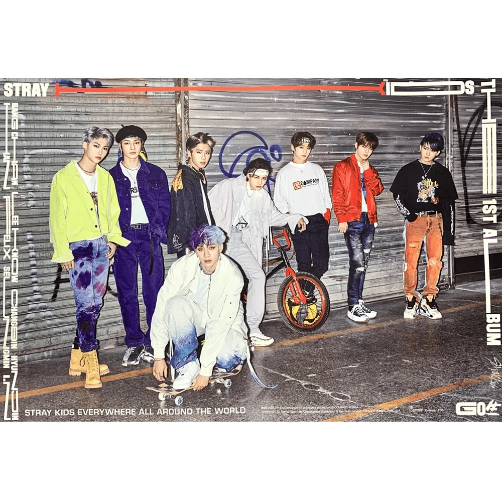 STRAY KIDS GO生 1ST ALBUM OFFICIAL POSTER (VER C) 1 STRAY KIDS GO生 1ST ALBUM OFFICIAL POSTER (VER C)