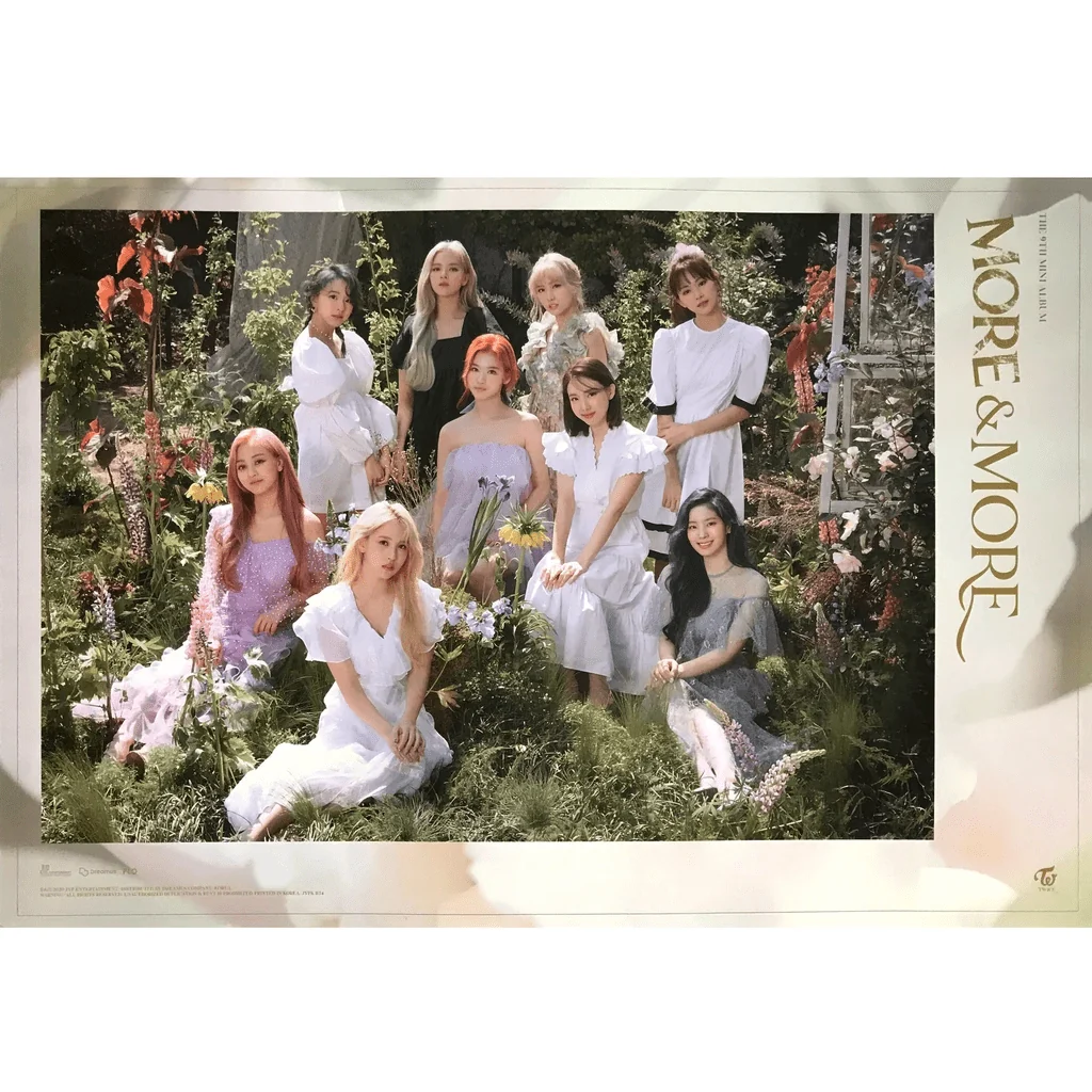 TWICE  TWICE  MORE & MORE  9TH MINI ALBUM OFFICIAL POSTER (VER C)