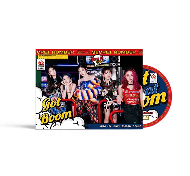 SECRET NUMBER GOT THAT BOOM 2ND SINGLE ALBUM 2 SECRET NUMBER GOT THAT BOOM 2ND SINGLE ALBUM