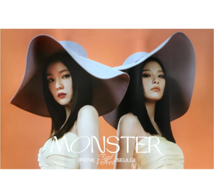RED VELVET IRENE & SEULGI MONSTER 1ST MINI ALBUM OFFICIAL BASE NOTE POSTER (VER B) 1 RED VELVET IRENE & SEULGI MONSTER 1ST MINI ALBUM OFFICIAL BASE NOTE POSTER (VER B)