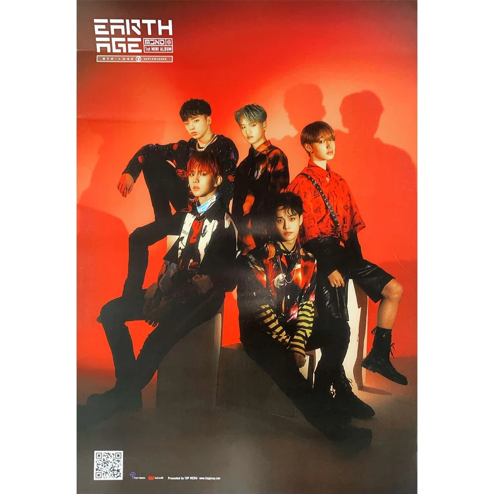 MCND  EARTH AGE  1ST MINI ALBUM OFFICIAL POSTER (EARTH VER)