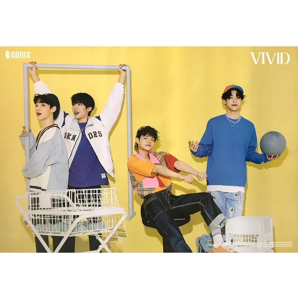 AB6IX VIVID 2ND MINI ALBUM OFFICIAL POSTER (V VER) 1 AB6IX VIVID 2ND MINI ALBUM OFFICIAL POSTER (V VER)