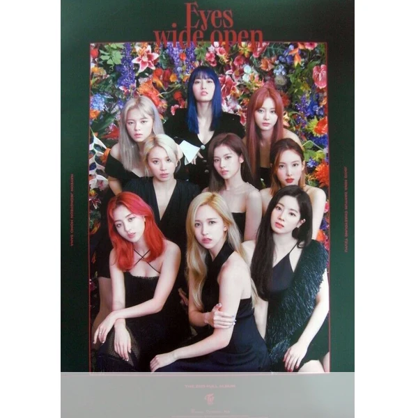 TWICE EYES WIDE OPEN 2ND ALBUM OFFICIAL POSTER (STORY VER) 2 TWICE EYES WIDE OPEN 2ND ALBUM OFFICIAL POSTER (STORY VER)