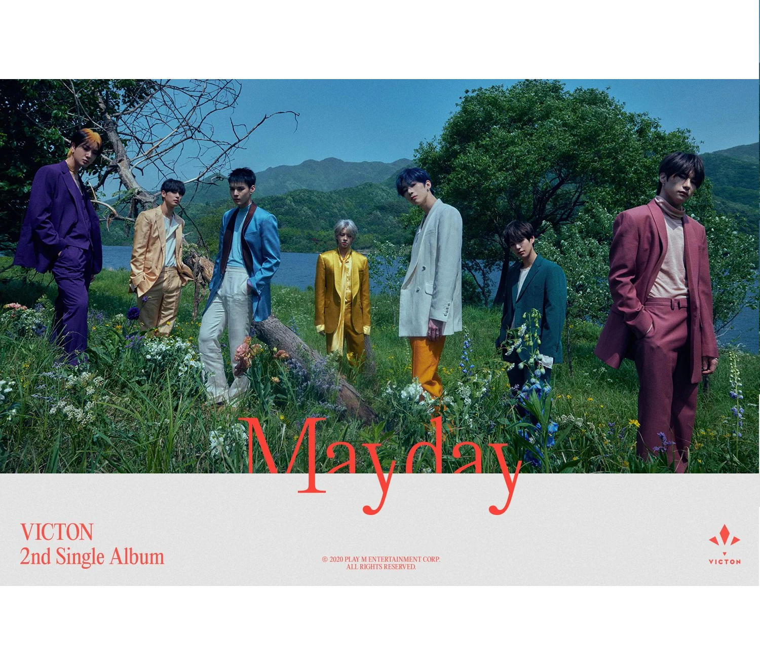 VICTON  MAYDAY  2ND SINGLE ALBUM OFFICIAL POSTER (VENEZ VER)