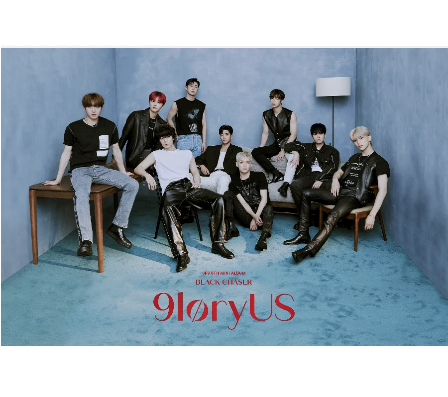 SF9 9LORYUS 8TH MINI ALBUM OFFICIAL POSTER (BLACK CHASER VER) 1 SF9 9LORYUS 8TH MINI ALBUM OFFICIAL POSTER (BLACK CHASER VER)
