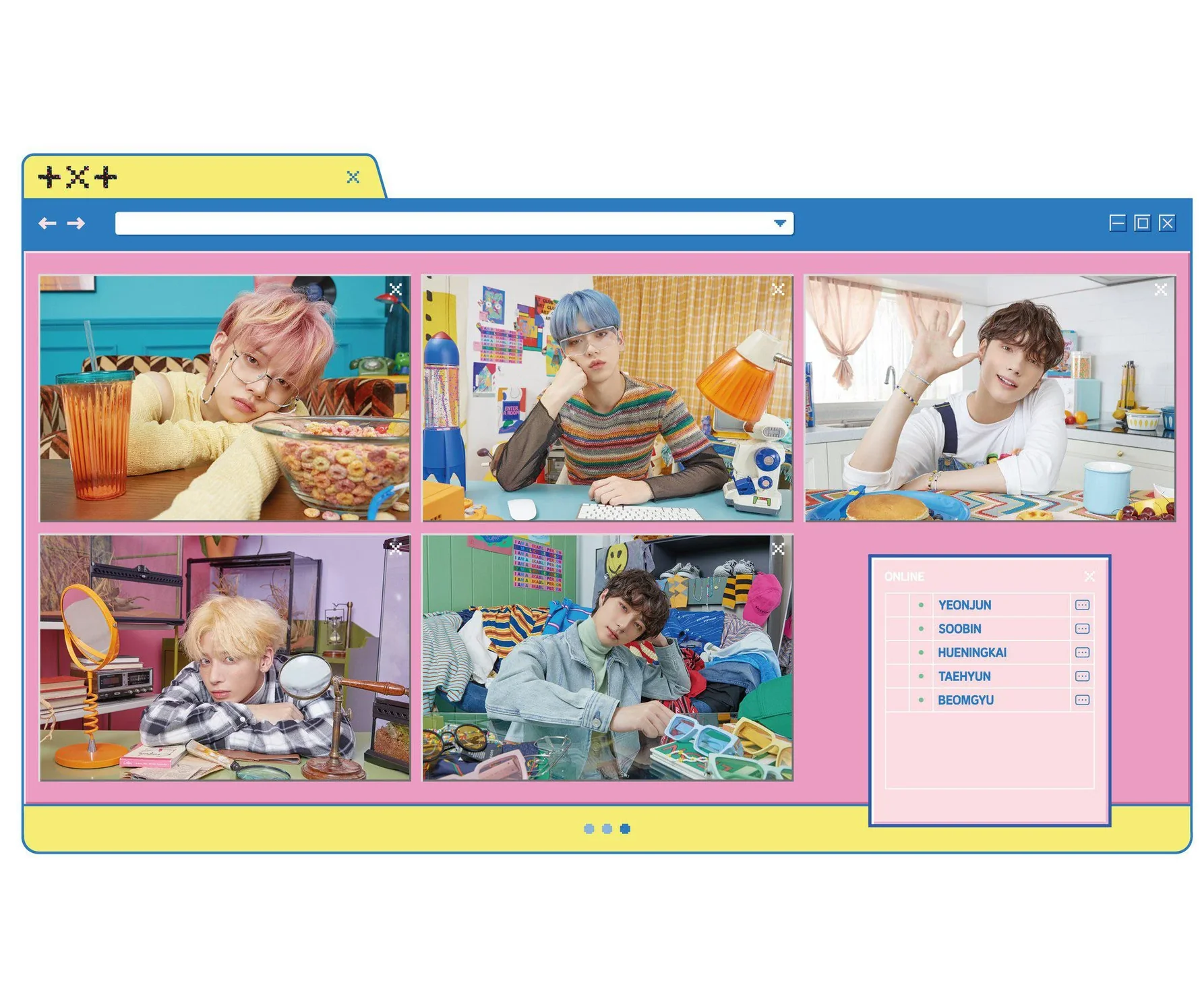 TXT  MINISODE1 : BLUE HOUR  ALBUM OFFICIAL POSTERS (3 POSTERS SET)