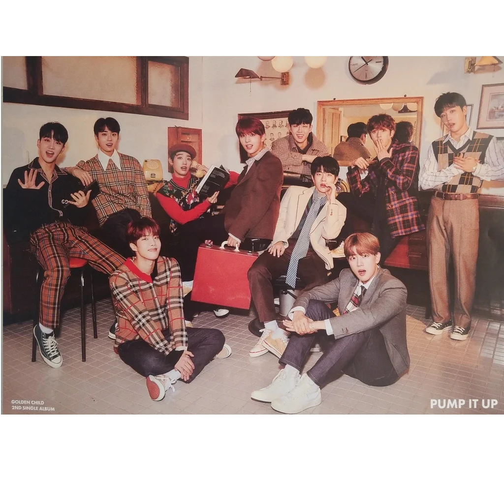 GOLDEN CHILD PUMP IT UP ALBUM POSTER (VERSION A) 1 GOLDEN CHILD PUMP IT UP ALBUM POSTER (VERSION A)