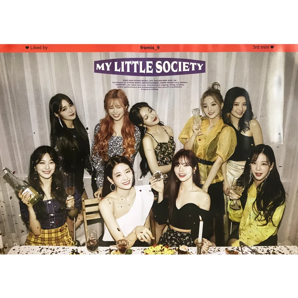 FROMIS9 MY LITTLE SOCIETY ALBUM POSTER (MY SOCIETY VER) 3 FROMIS9 MY LITTLE SOCIETY ALBUM POSTER (MY SOCIETY VER)