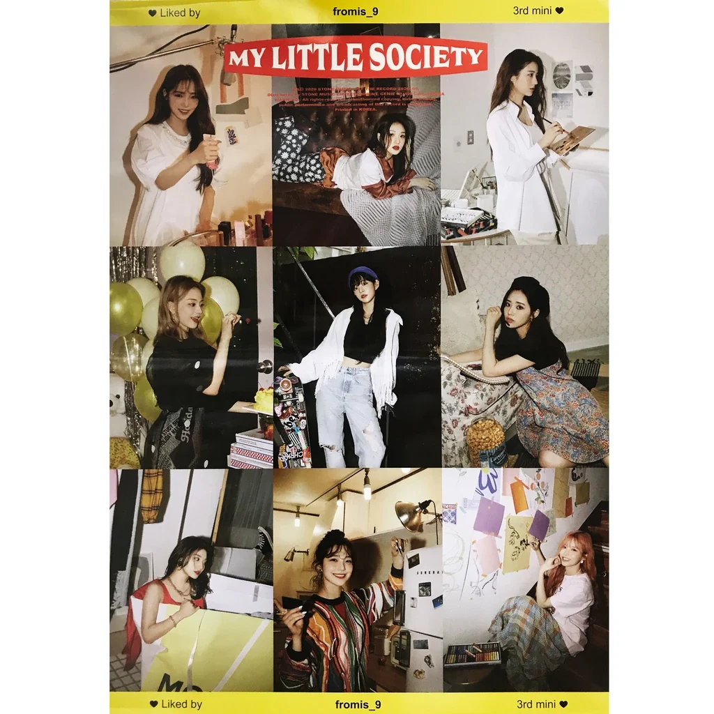 FROMIS9 MY LITTLE SOCIETY ALBUM POSTERS (2 POSTERS SET) 3 FROMIS9 MY LITTLE SOCIETY ALBUM POSTERS (2 POSTERS SET)