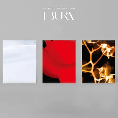 GIDLE I BURN 4TH MINI ALBUM | 3 ALBUMS SET 1 GIDLE I BURN 4TH MINI ALBUM | 3 ALBUMS SET